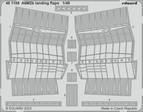 Eduard A6M2b landing flaps 1/48 ACADEMY 1:48 (481105)