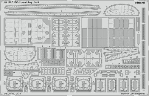 Eduard PV-1 bomb bay 1/48 ACADEMY 1:48 (481107)