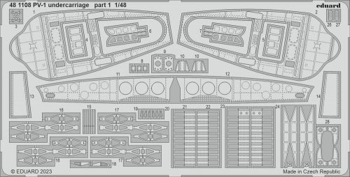 Eduard PV-1 undercarriage 1/48 ACADEMY 1:48 (481108)