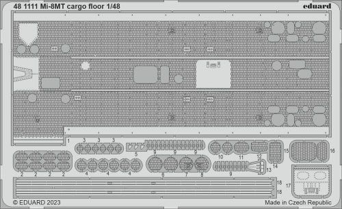 Eduard Mi-8MT cargo floor 1/48 TRUMPETER 1:48 (481111)