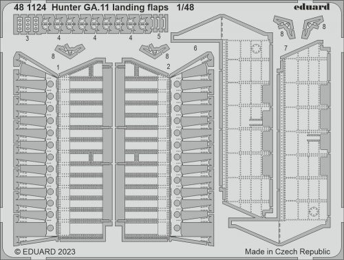 Eduard Hunter GA.11 landing flaps 1/48 AIRFIX 1/48 (481124)