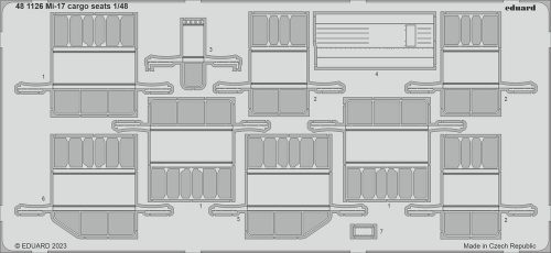 Eduard Mi-17 cargo seats (481126)