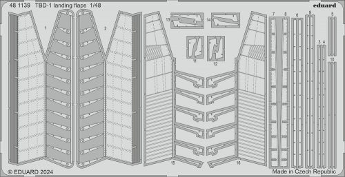 Eduard TBD-1 landing flaps HOBBY BOSS 1:48 (481139)