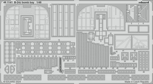 Eduard B-24J bomb bay 1:48 (481141)