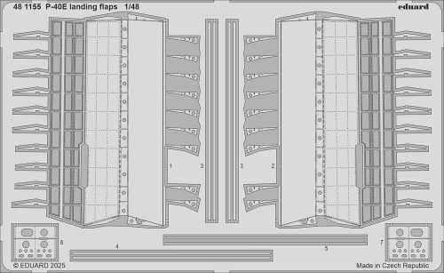 Eduard P-40E landing flaps  EDUARD 1:48 (481155)