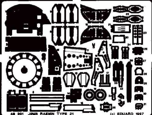 Eduard J2M3 Raiden type 21 1:48 (48201)