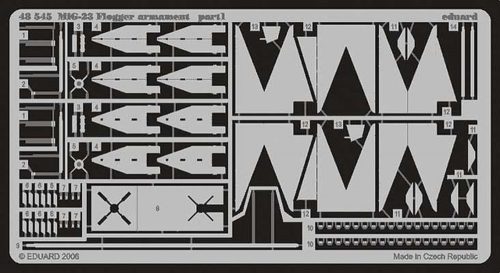 Eduard MiG-23 Flogger armament für Italeri Bausatz 1:48 (48545)