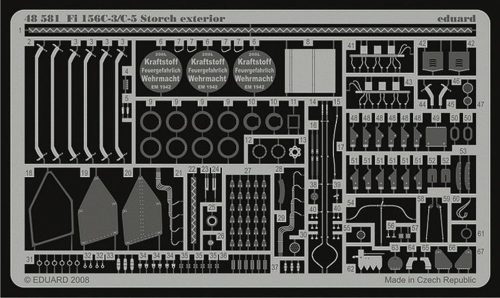 Eduard Fi 156C-3/C-5 Storch exterior für Tamiya Bausatz 1:48 (48581)