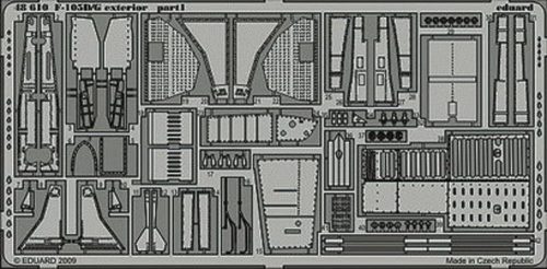 Eduard F-105D/G exterior Für Hobby Boss Bausatz 1:48 (48610)