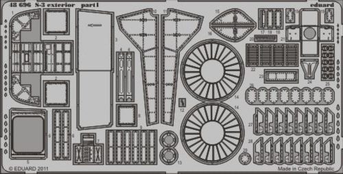 Eduard S-3 exterior for Italeri 1:48 (48696)