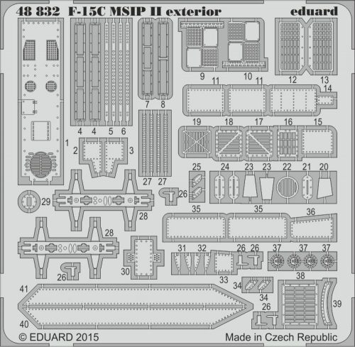 Eduard F-15C MSIP II exterior for Great Wall Ho 1:48 (48832)