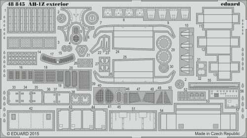 Eduard AH-1Z exterior for KittyHawk 1:48 (48845)