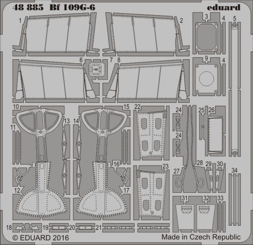 Eduard Bf109G-6 for Eduard 1:48 (48885)