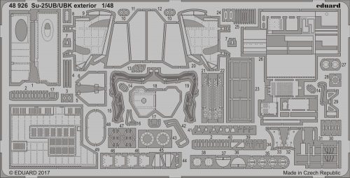 Eduard Su-25UB/UBK exterior for SMER 1:48 (48926)