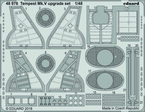 Eduard Tempest Mk.V upgrade set for Eduard 1:48 (48976)