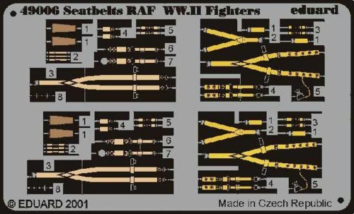 Eduard Color Seatbelts RAF WWII 1:48 (49006)