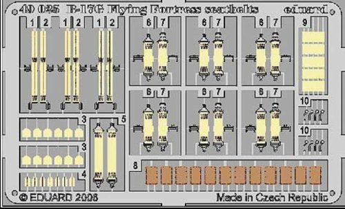 Eduard B-17G Flying Fortress seatbelts Für Revell/Monogram 1:48 (49025)