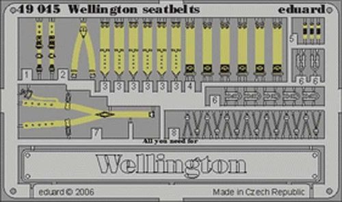 Eduard Wellington seatbelts Für Trumpeter-Bausatz 1:48 (49045)