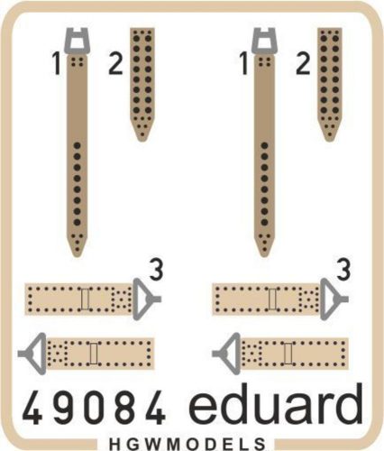 Eduard IJN seatbelts SUPERFABRIC 1:48 (49084)