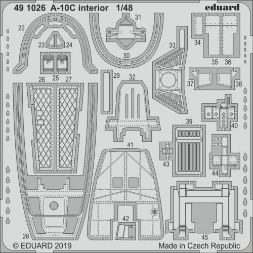 Eduard A-10C interior for Italeri 1:48 (491026)