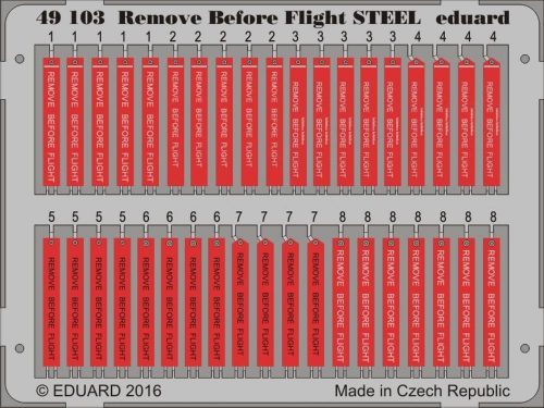 Eduard Remove Before Flight STEEL 1:48 (49103)