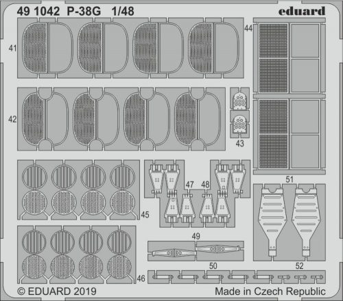 Eduard P-38G for Tamiya 1:48 (491042)