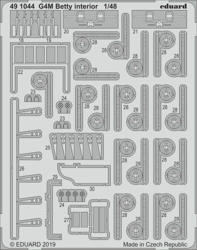 Eduard G4M Betty interior for Tamiya 1:48 (491044)