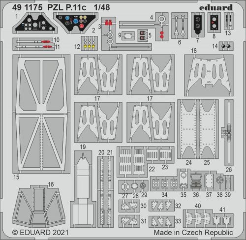 Eduard PZL P.11c 1/48 for ARMA HOBBY 1:48 (491175)