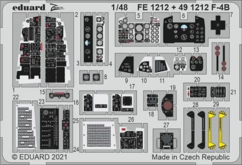 Eduard F-4B 1/48 for TAMIYA 1:48 (491212)