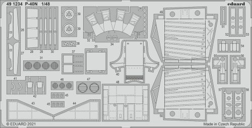 Eduard P-40N, for ACADEMY 1:48 (491234)