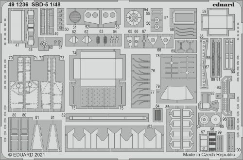 Eduard SBD-5, for REVELL 1:48 (491236)