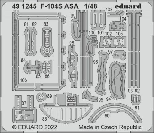 Eduard F-104S ASA for KINETIC 1:48 (491245)