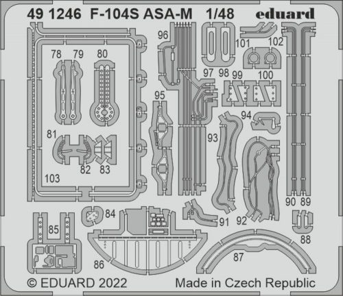 Eduard F-104S ASA-M for KINETIC 1:48 (491246)