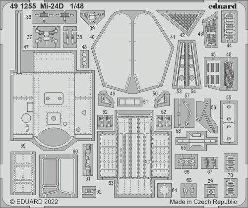 Eduard Mi-24D for TRUMPETER 1:48 (491255)