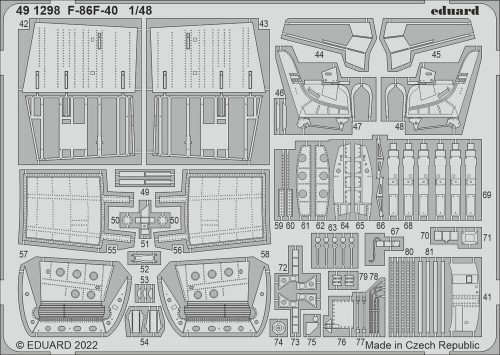 Eduard F-86F-40 1:48 (491298)