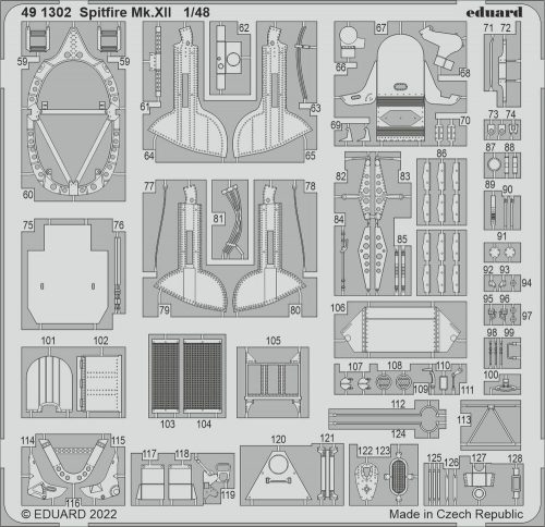 Eduard Spitfire Mk.XII for AIRFIX 1:48 (491302)