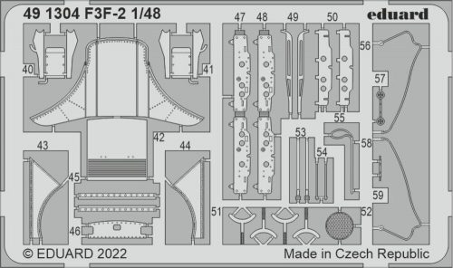 Eduard F3F-2 for ACADEMY 1:48 (491304)