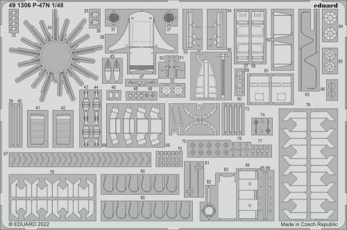 Eduard P-47N for ACADEMY 1:48 (491306)