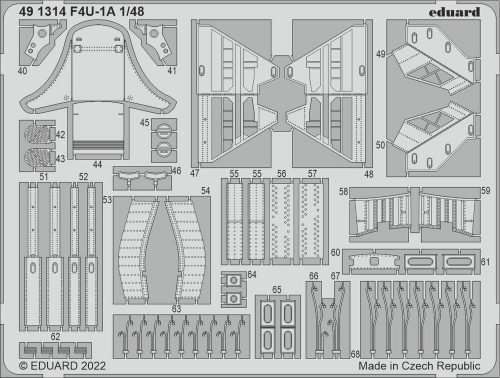 Eduard F4U-1A for HOBBY BOSS 1:48 (491314)