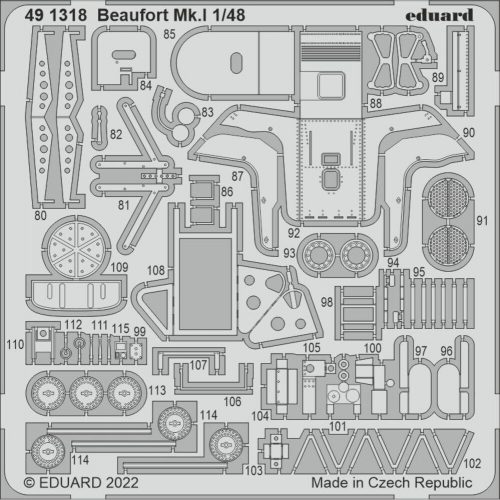 Eduard Beaufort Mk.I for ICM 1:48 (491318)