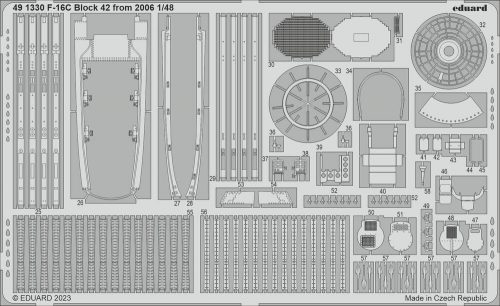 Eduard F-16C Block 42 from 2006 1/48 for KINETIC 1:48 (491330)