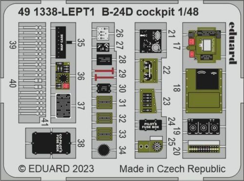 Eduard B-24D cockpit 1/48 REVELL 1:48 (491338)