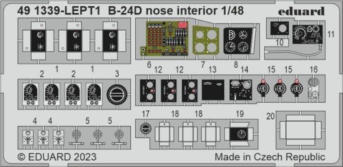 Eduard B-24D nose interior 1/48 REVELL 1:48 (491339)