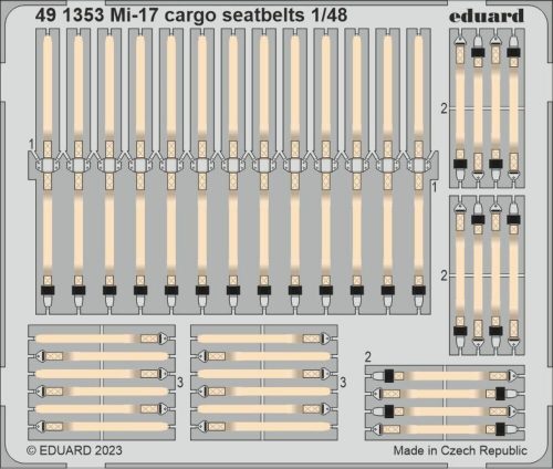 Eduard Mi-17 cargo seatbelts 1/48 AMK 1:48 (491353)