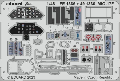 Eduard MiG-17F 1/48 AMMO 1:48 (491366)