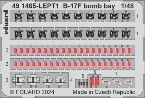 Eduard B-17F bomb bay 1:48 (491465)