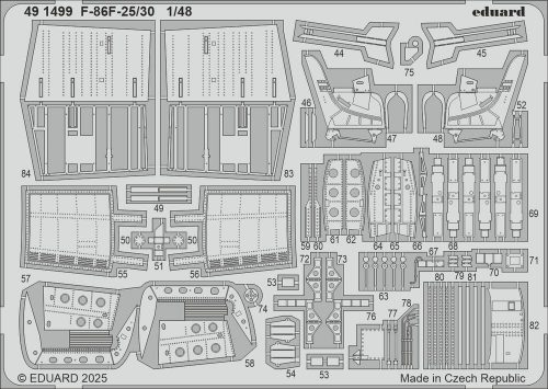 Eduard F-86F-25/30  AIRFIX 1:48 (491499)