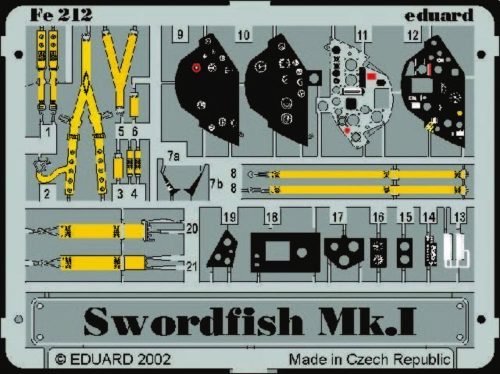 Eduard Swordfish Mk.I für Tamiya Bausatz 1:48 (49212)