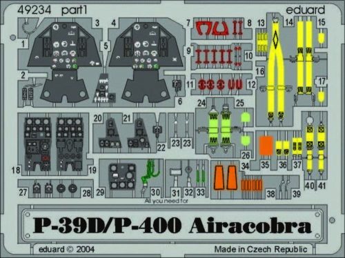 Eduard P-39D/P-400 Airacobra für Eduard Bausatz 1:48 (49234)