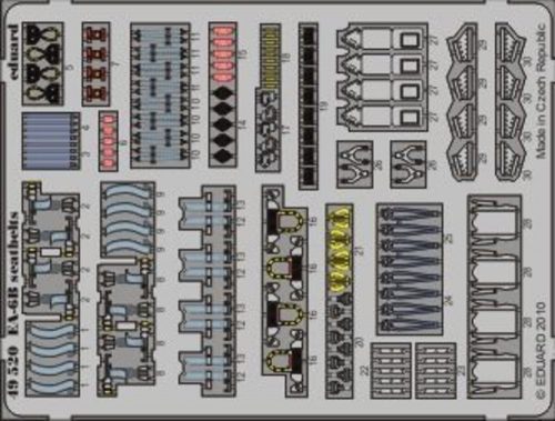 Eduard EA-6B seatbelts for Kinetic 1:48 (49520)